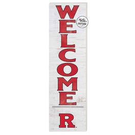 Jardine - Rutgers Scarlet Knights 10'' x 35'' Indoor/Outdoor Welcome Sign - White