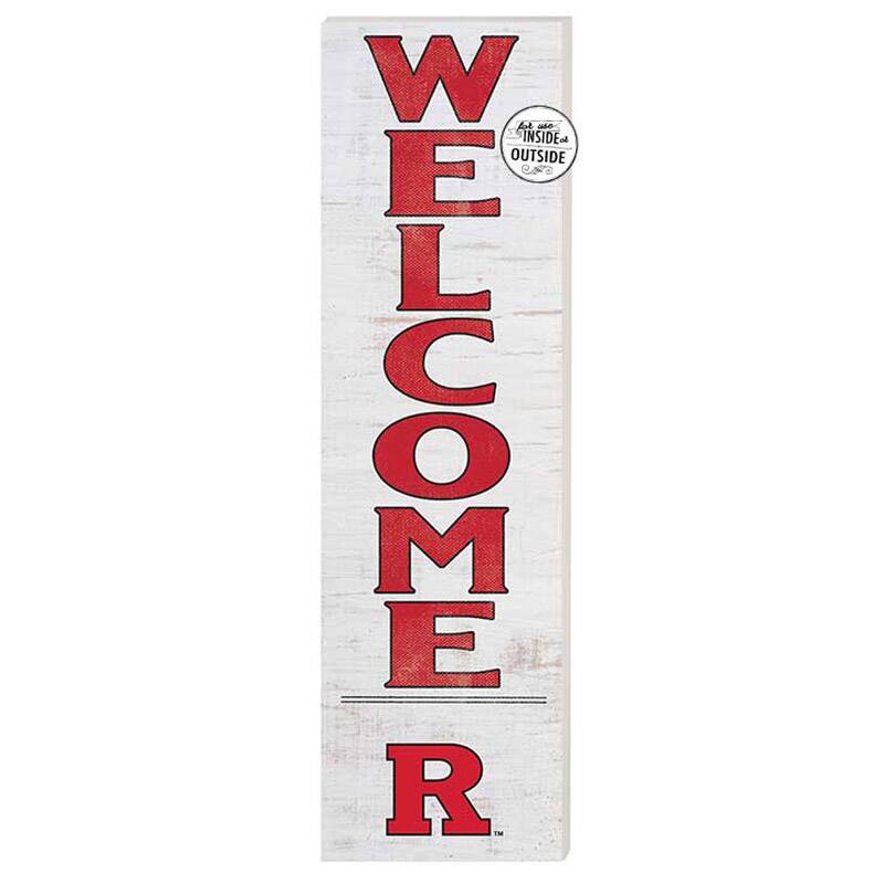 Rutgers Scarlet Knights 10'' x 35'' Indoor/Outdoor Welcome Sign