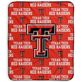 Pegasus - Texas Tech Red Raiders 50" x 60" Repeat Wordmark Fleece Blanket - Multicolor