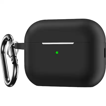 Left. SaharaCase - Case for Apple AirPods Pro (2nd Generation 2022) - Black.