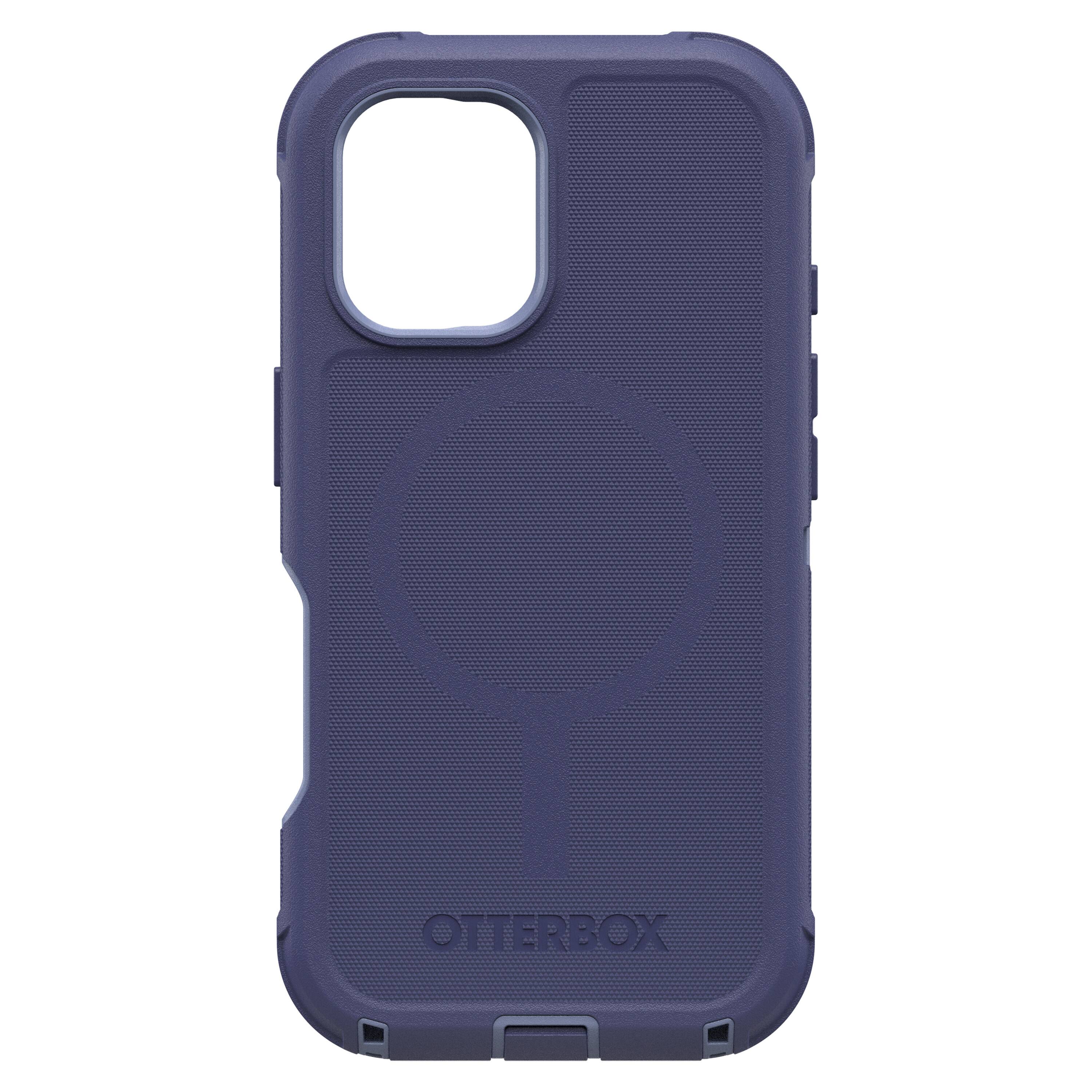 Angle. OtterBox - Defender Series Pro Hard Shell for MagSafe for Apple iPhone 16 - Denver Dusk.