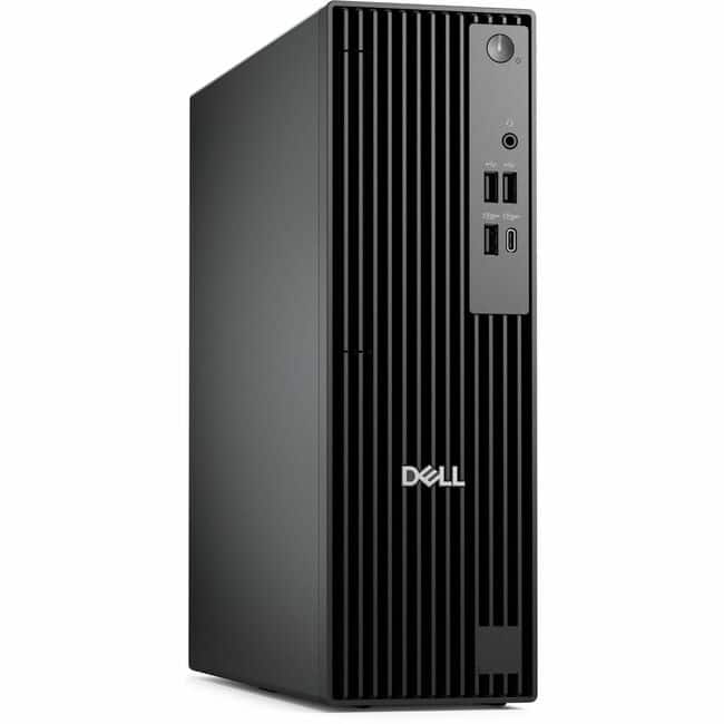 Dell - Pro Slim QCS1250 Desktop Computer - Intel Core Ultra 5 235 - vPro Technology - 16 GB - 512 GB SSD - Slim PC - Black