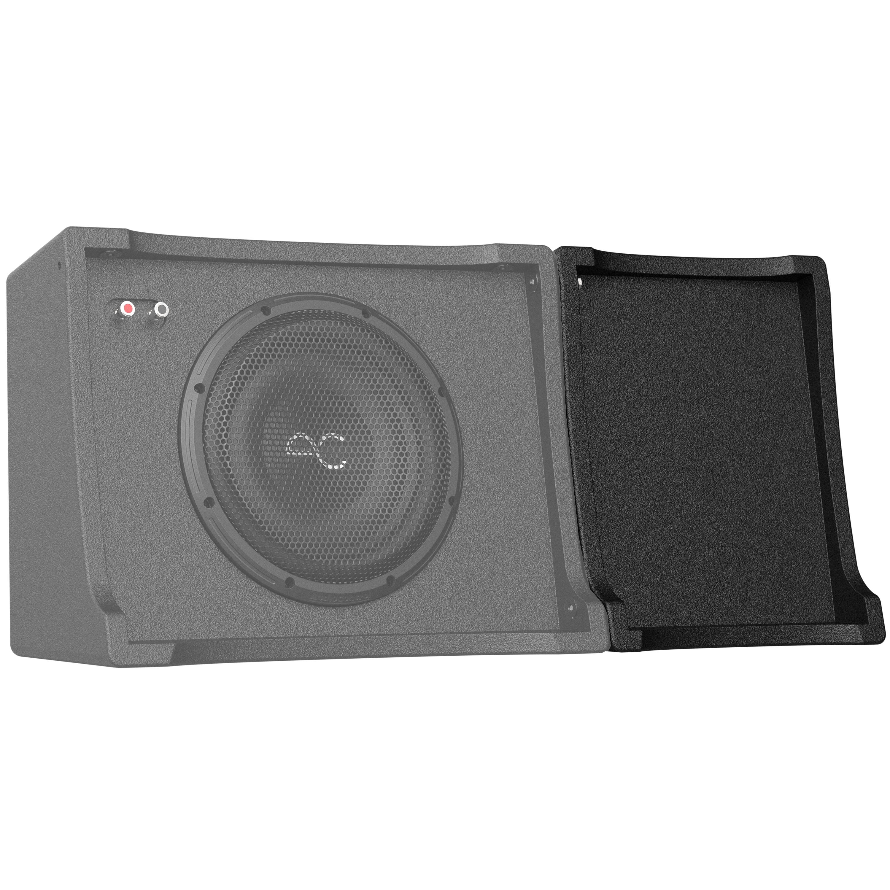 Alt View 25. AudioControl - Add-On Extension Port for 10” Dual-Voice-Coil 2-Ohm Loaded Subwoofer Enclosure - Black.
