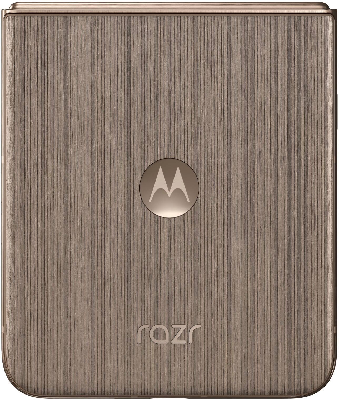 Alt View 1. Motorola - razr ultra 2025 512GB (Unlocked) - PANTONE Mountain Trail.