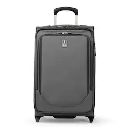 Travelpro - Crew Classic Lightweight Softside Expandable 22" Carry On Rollaboard - Titanium Grey
