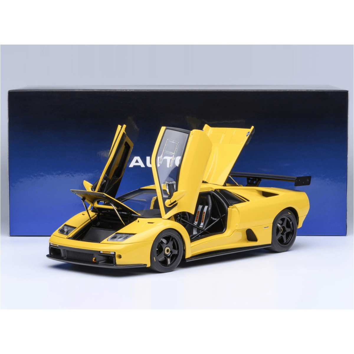 Alt View 8. Autoart - Lamborghini Diablo GTR Superfly Yellow 1/18 Diecast Model Car by Autoart.