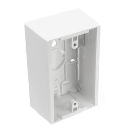 Leviton - 42777-1WA Surface Mount Backbox, Single Gang - White