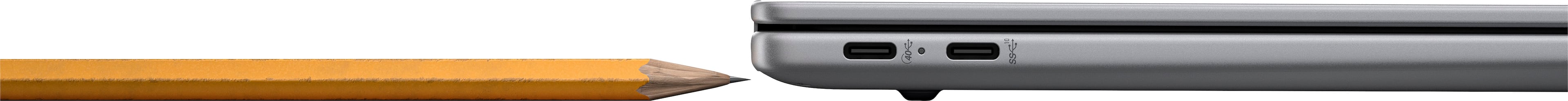 Alt View 13. HP - OmniBook X - Copilot+ PC - 14" 2.2K Touch-Screen Laptop - Snapdragon X Elite - 16GB Memory - 1TB SDD - Meteor Silver.