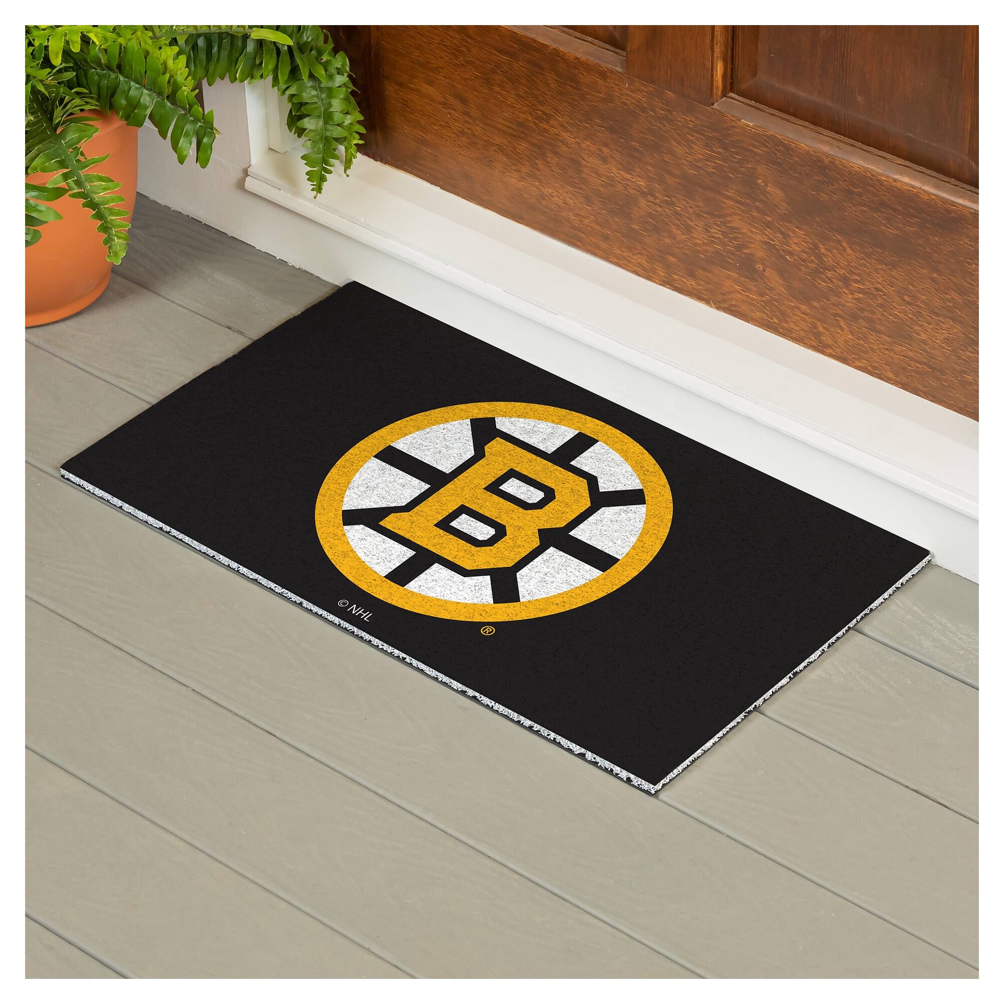 Alt View 2. Evergreen Enterprises - 16" x 28" Full Color Indoor/Outdoor Logo Turf Mat - Multicolor.