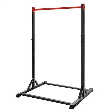Front. Brick Attic - Pull Up Station, Power Tower Portable Pullup Bar Station, Pull Up Bar for Home Gym, Pull Up Tower Station 330LBS - Red.