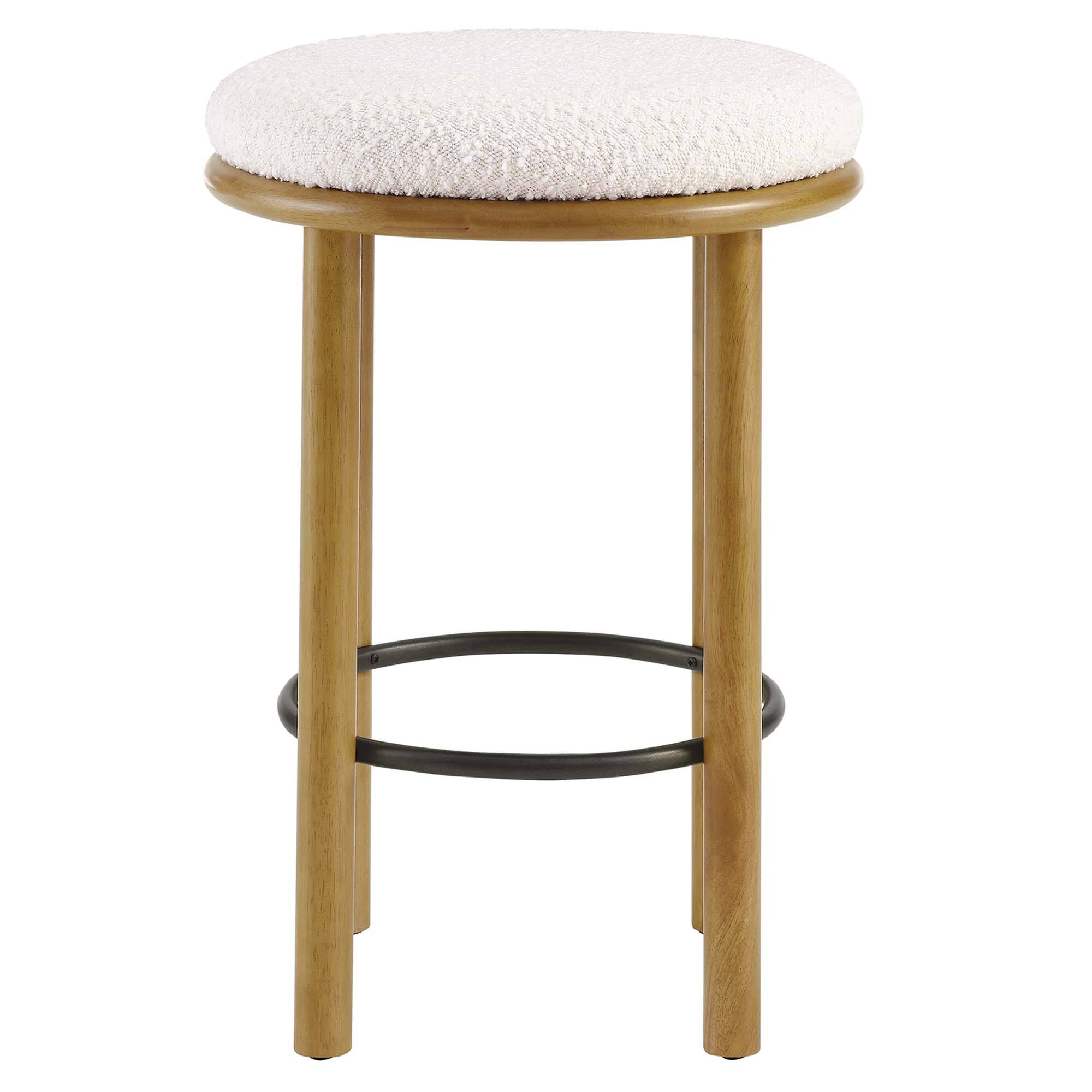 Alt View 1. Modway - Fable Boucle Fabric Counter Stools Set of 2 by Modway - 0.