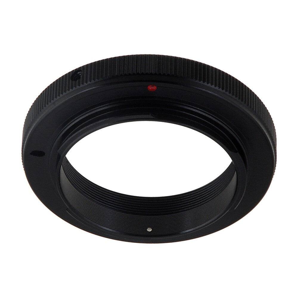 Left. Fotodiox - Lens Adapter - Compatible with T-Mount (T2) Screw Mount Lenses to fit Nikon F Mount Cameras.
