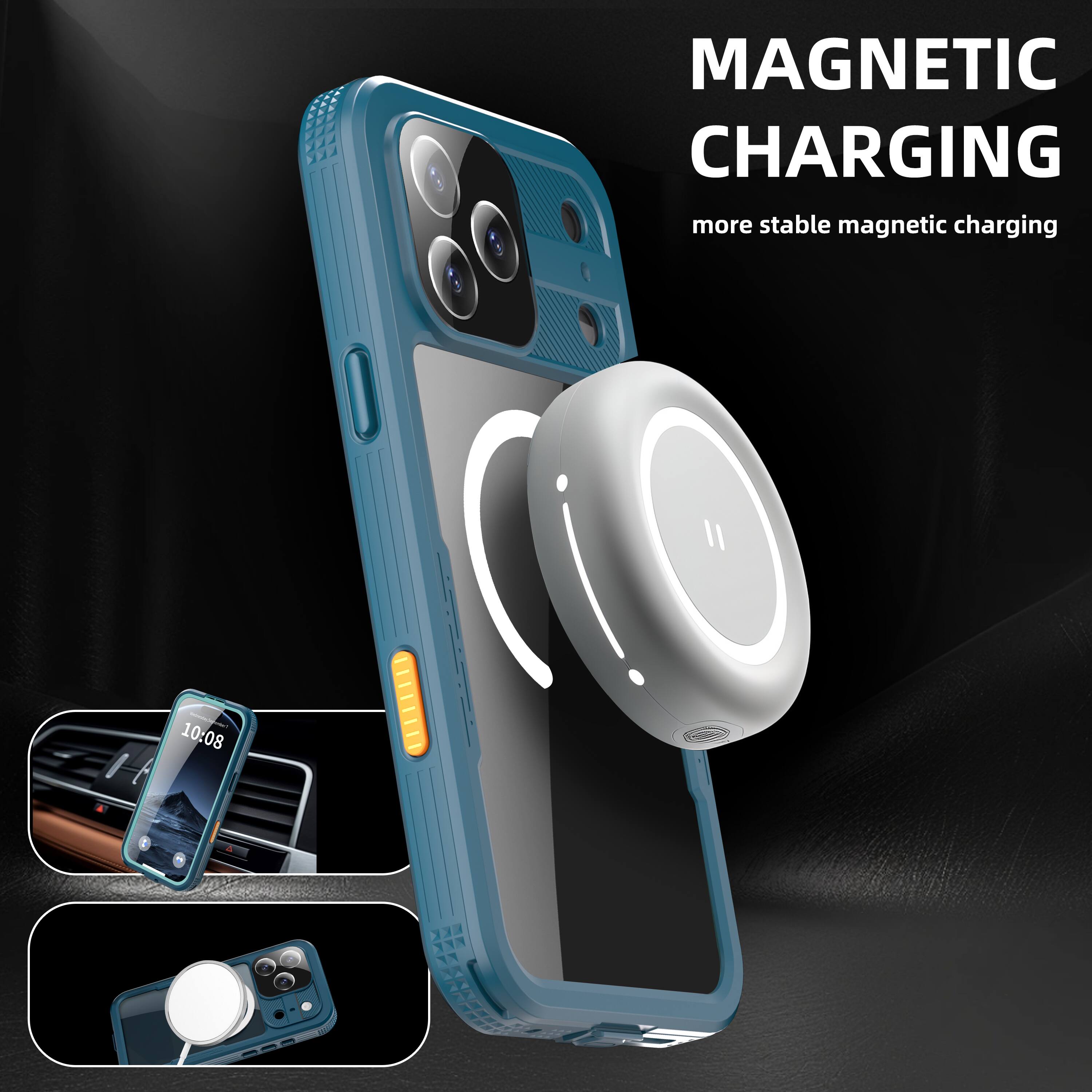 MAGNETIC CHARGING  
more stable magnetic charging