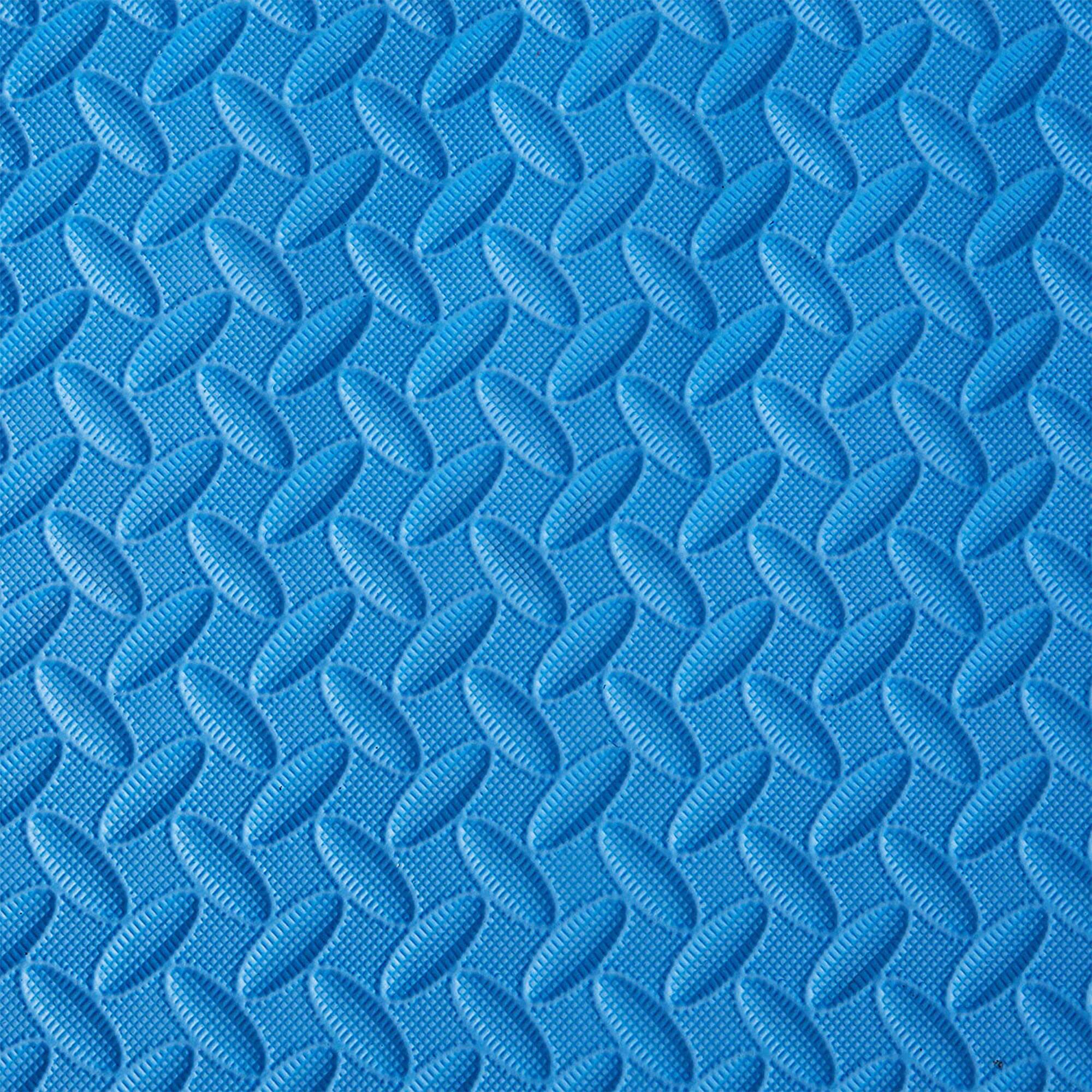 Alt View 5. BalanceFrom Fitness - BalanceFrom Fitness 96 Sq Ft Interlocking EVA Foam Exercise Mat Tiles, Blue - Blue.