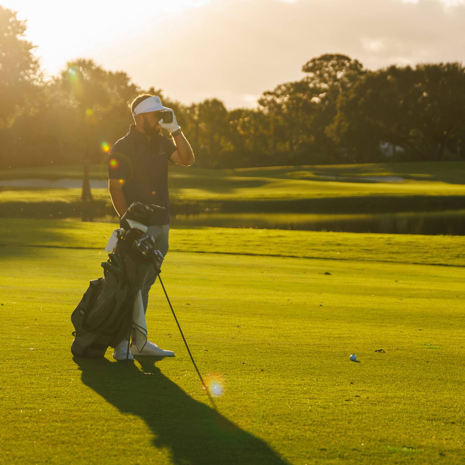 Alt View 10. Arccos - Smart Laser Rangefinder for Golf - Black.
