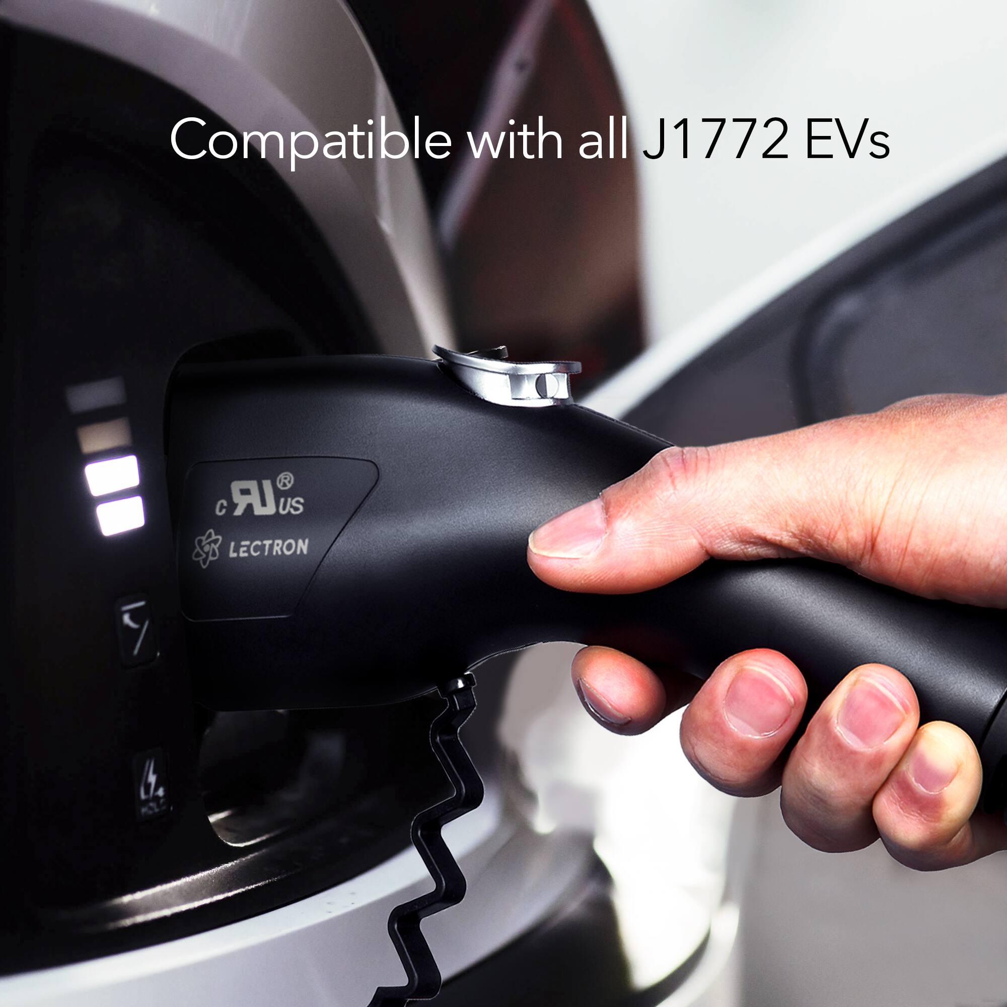 Compatible with all J1772 EVs.