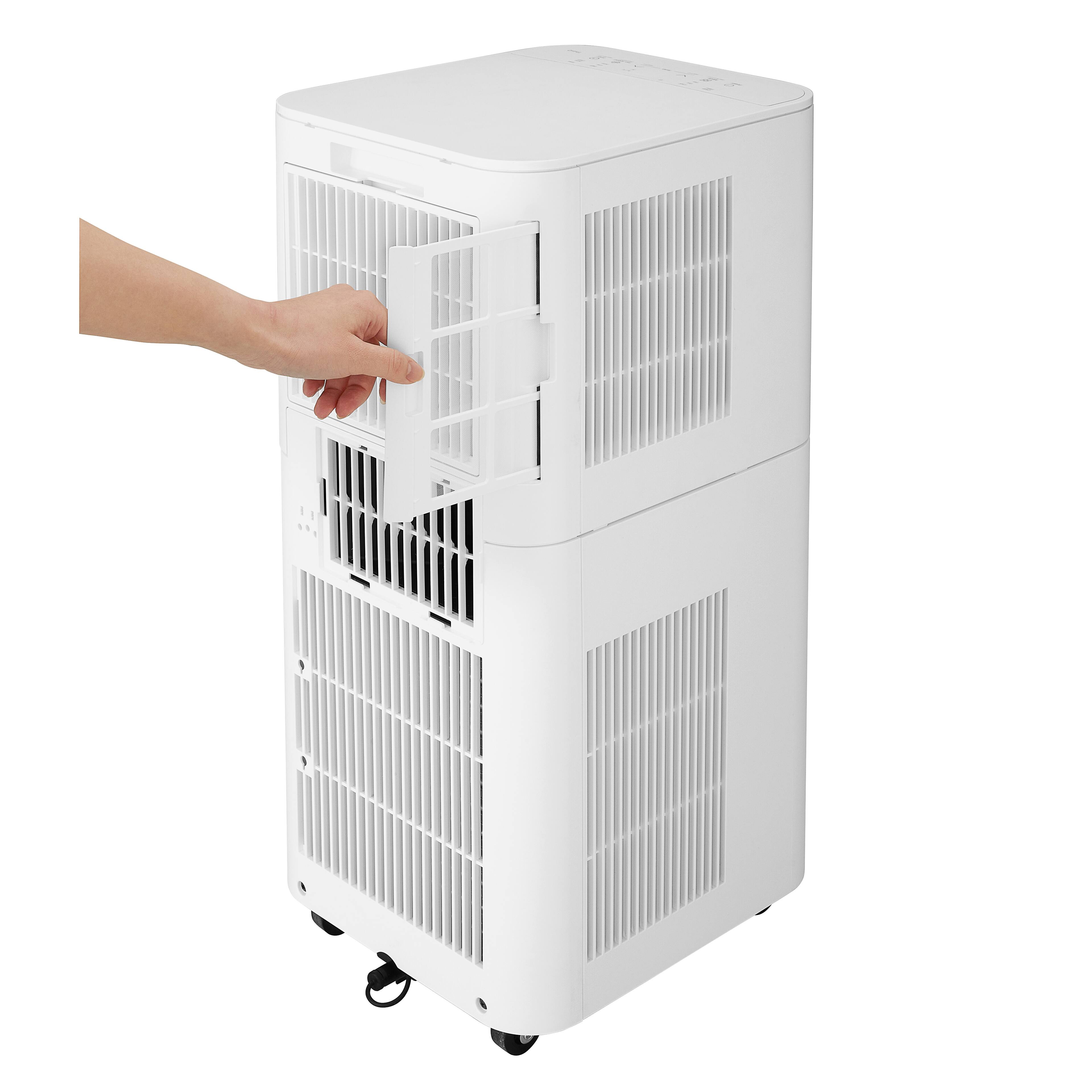 Alt View 11. LG - 250 Sq. Ft. 6,000 BTU DOE (8,000 BTU ASHRAE) Portable Air Conditioner with Remote - White.