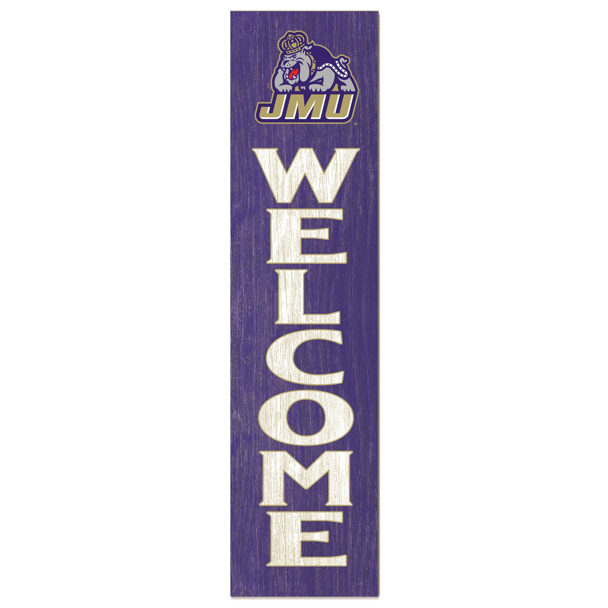 James Madison Dukes 12'' x 48'' Welcome Leaner