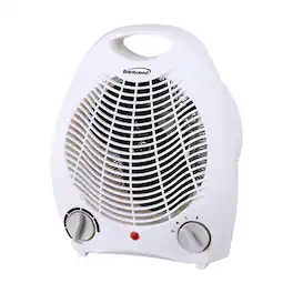Brentwood - 1500 watt 2 in 1 Fan Heater - White