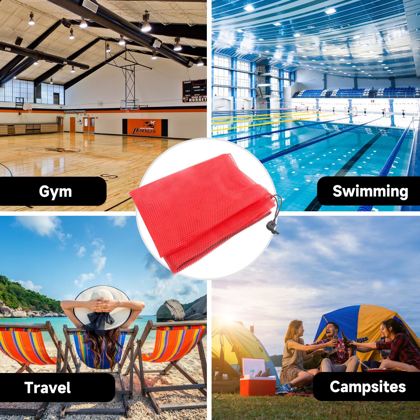 Gym, Swimming, Travel, Campsites