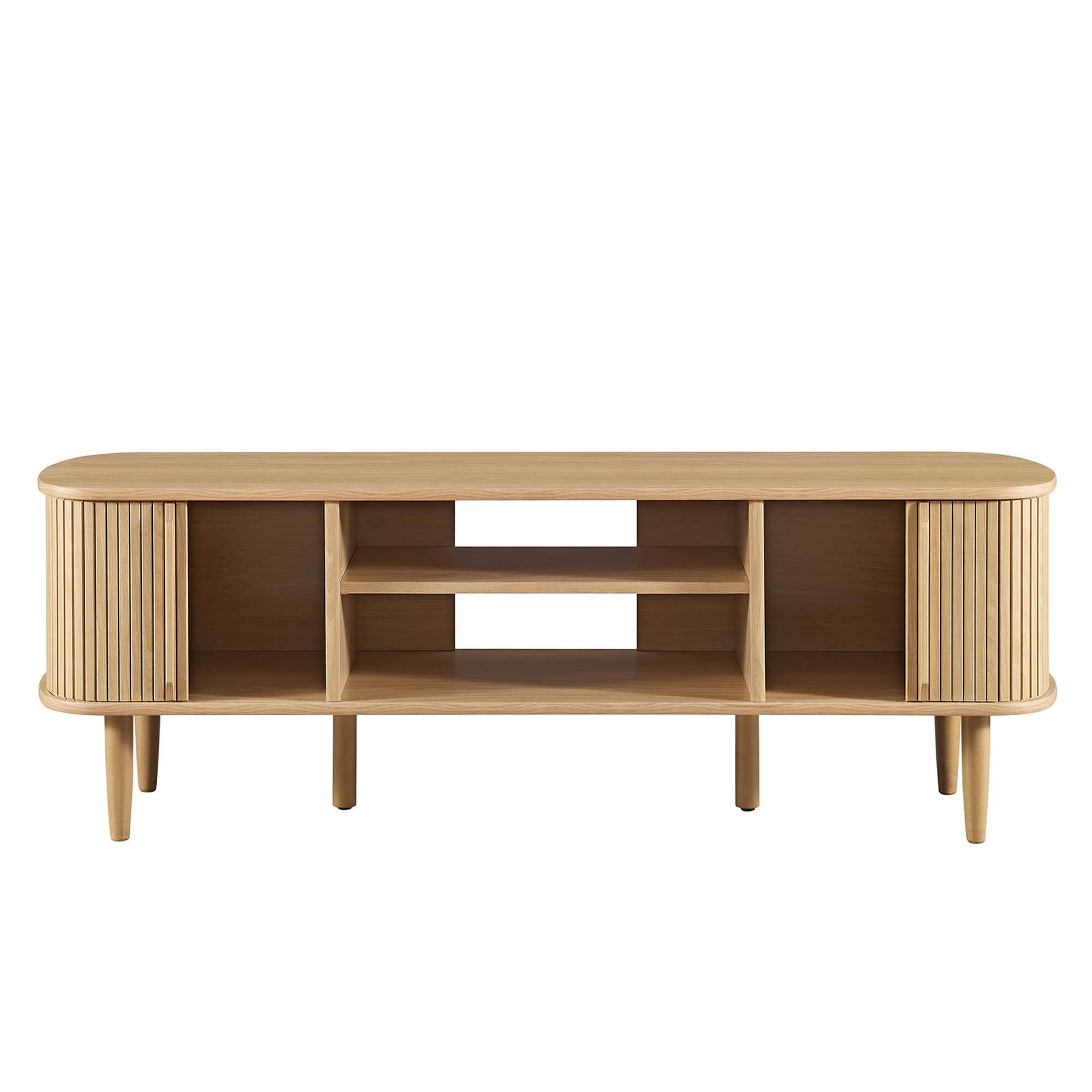 Alt View 3. Modway - Contour 55" TV Stand by Modway - Oak.