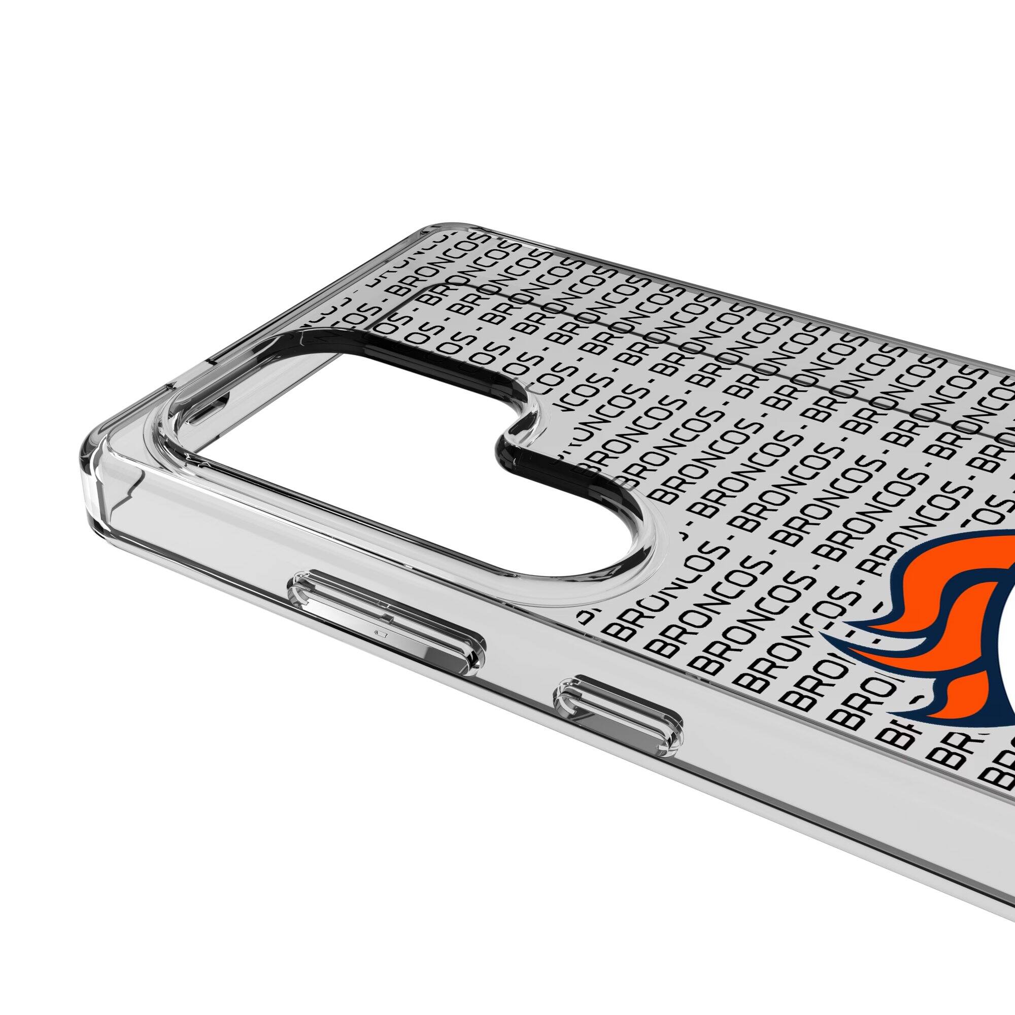 Keyscaper NFL Denver Broncos Galaxy Clear Text Backdrop Design Case S23 ...