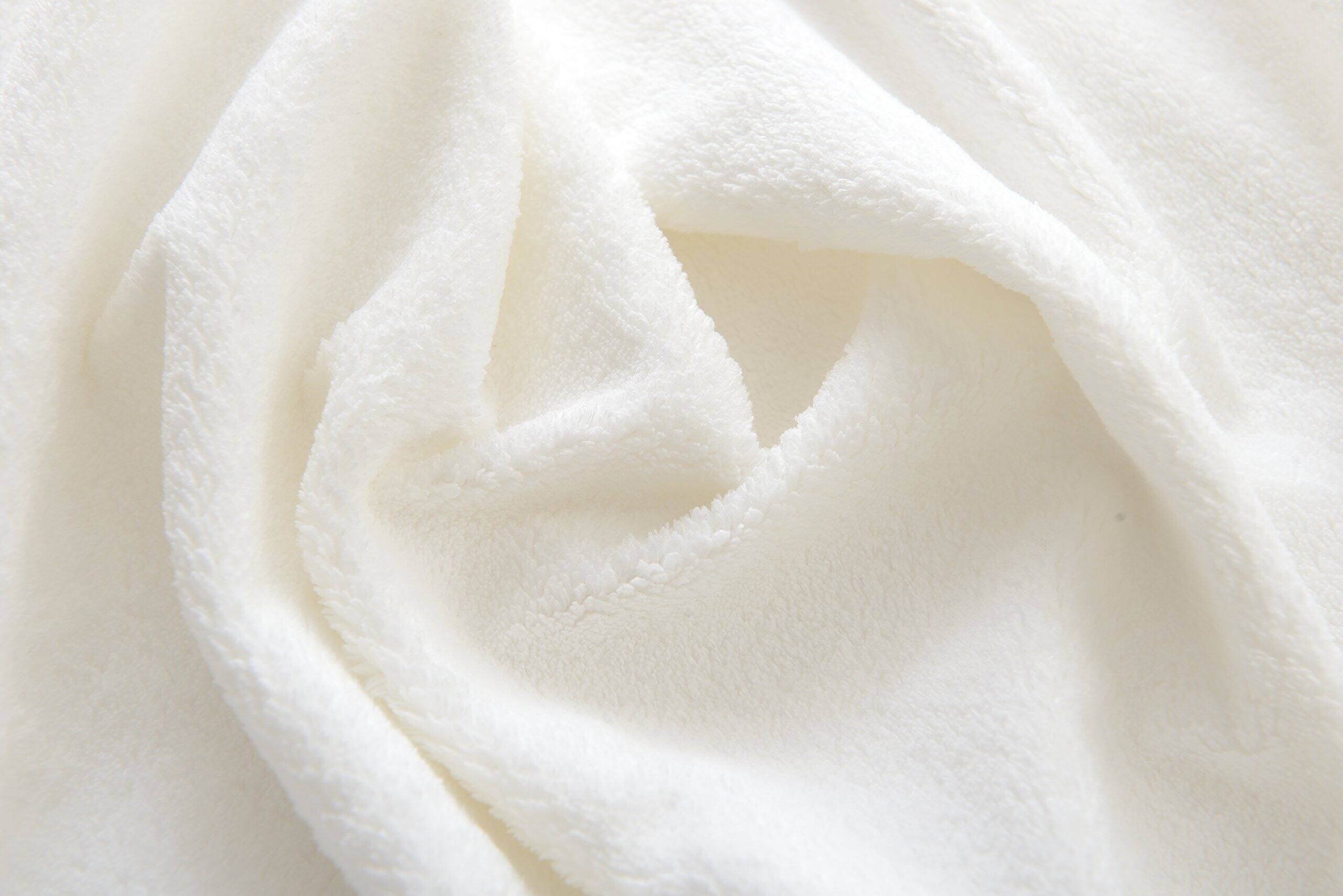 Alt View 3. Cheer Collection - Velvet Plush Waterproof Mattress Protector - White.
