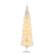 Front. Homcom - Pencil Christmas Tree - white.