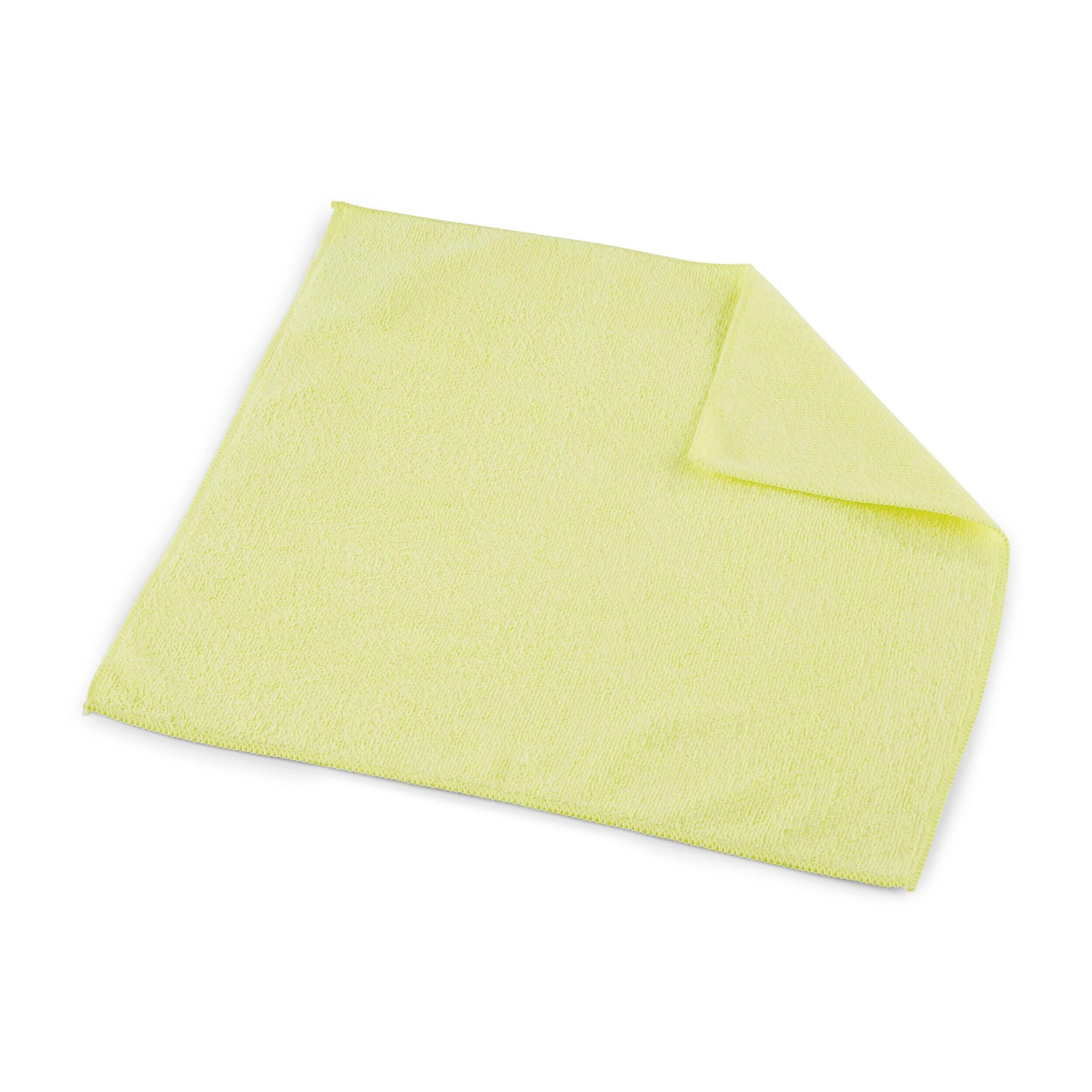 Alt View 6. Coastwide Professional - Microfiber Cloths, 16" x 16", 12/Pack - Yellow.