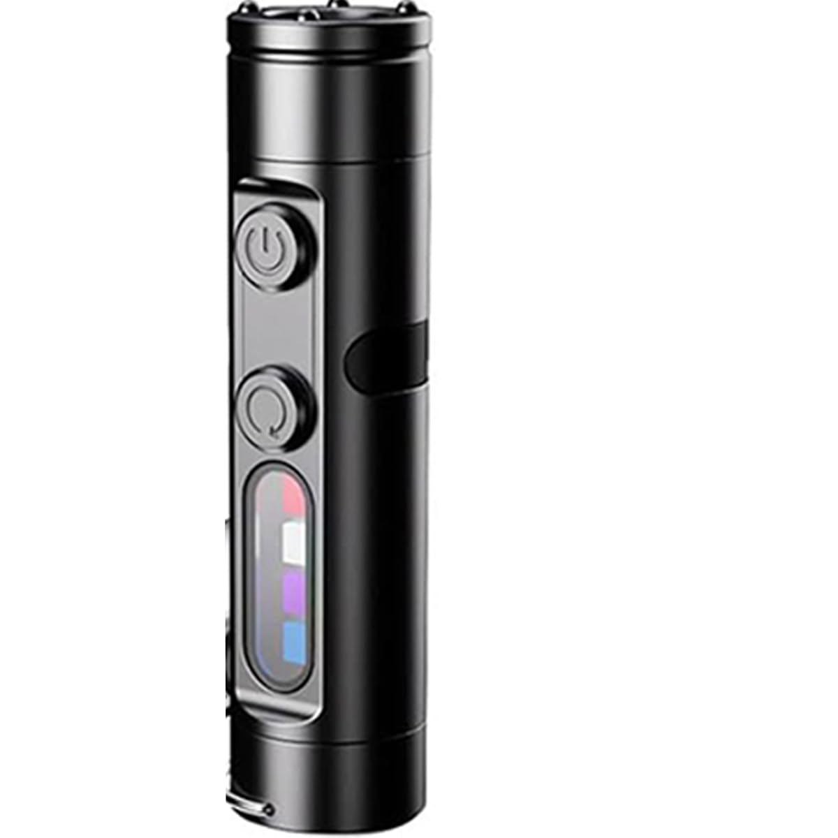 Front. DORLUKFU - Taclite Mini EDC Flashlight - 500 Lumens Rechargeable Micro Tool, Magnetic Keychain Light with Hat Clip, Waterproof, 3.