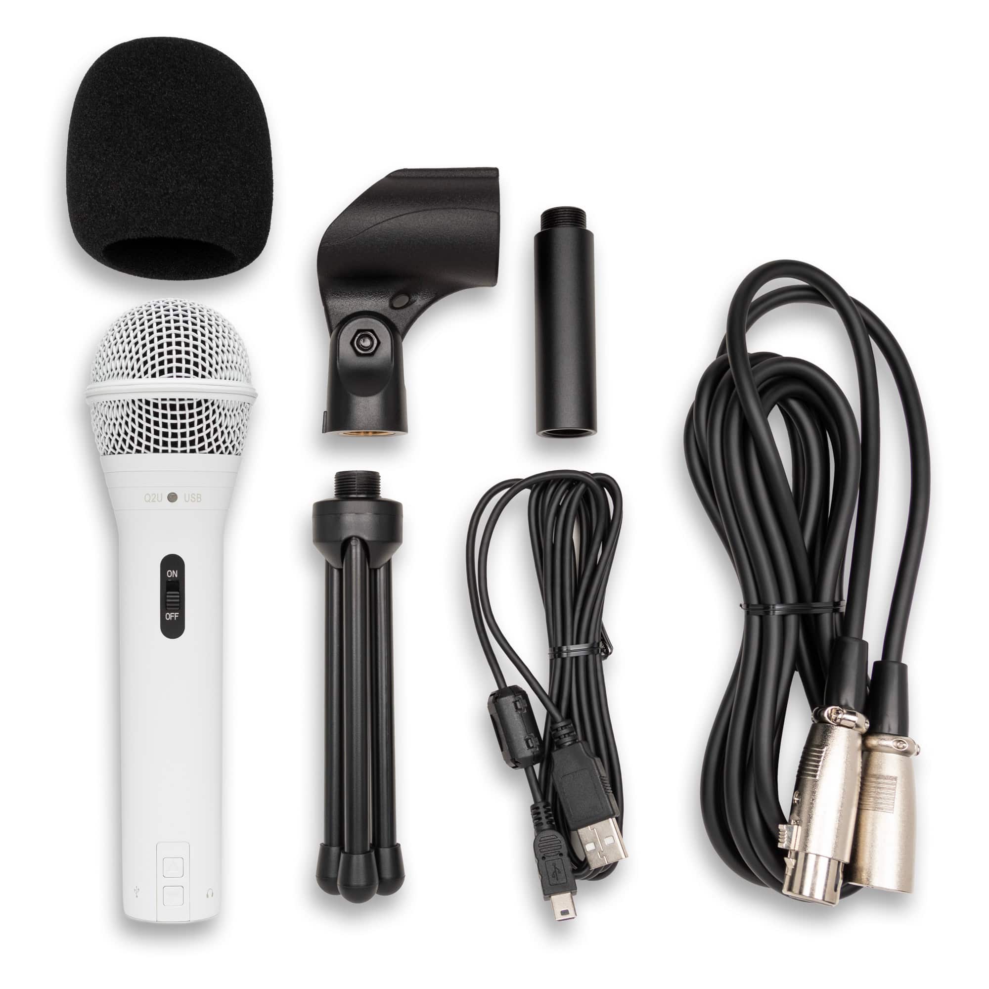 Samson Q2U Handheld Dynamic USB Microphone Recording and