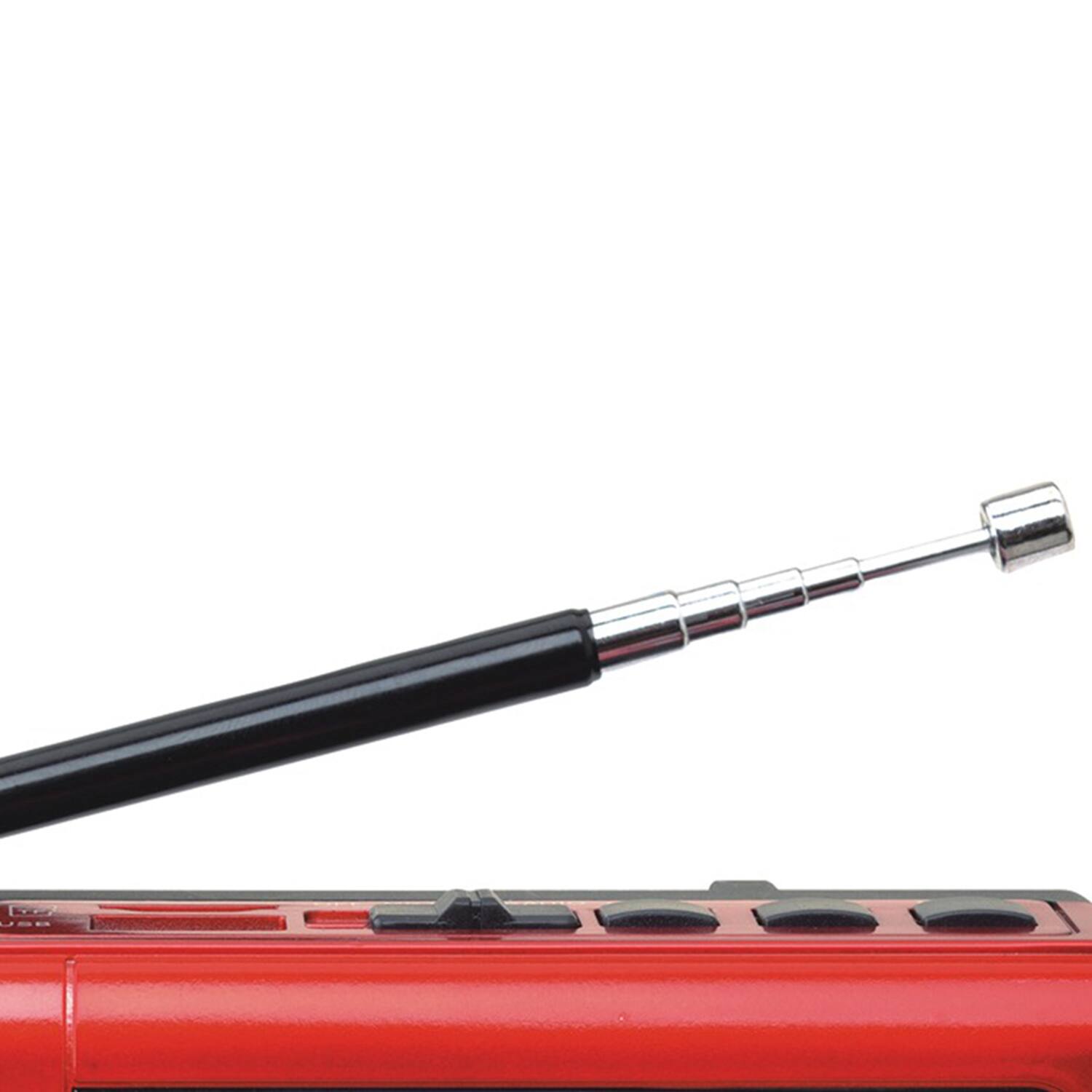 Back. Supersonic - 9 BAND BT/USB/SD RDIO RED - Red.