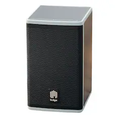 Front. Lodge - Solar Powered, Premium Sound, Outdoor, Landscape, Weatherproof, Wireless Bluetooth Speaker (Each) - Black.