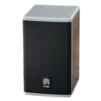 2 of Lodge - Solar Powered, Premium Sound, Outdoor, Landscape, Weatherproof Bluetooth Speaker (Each) - Black