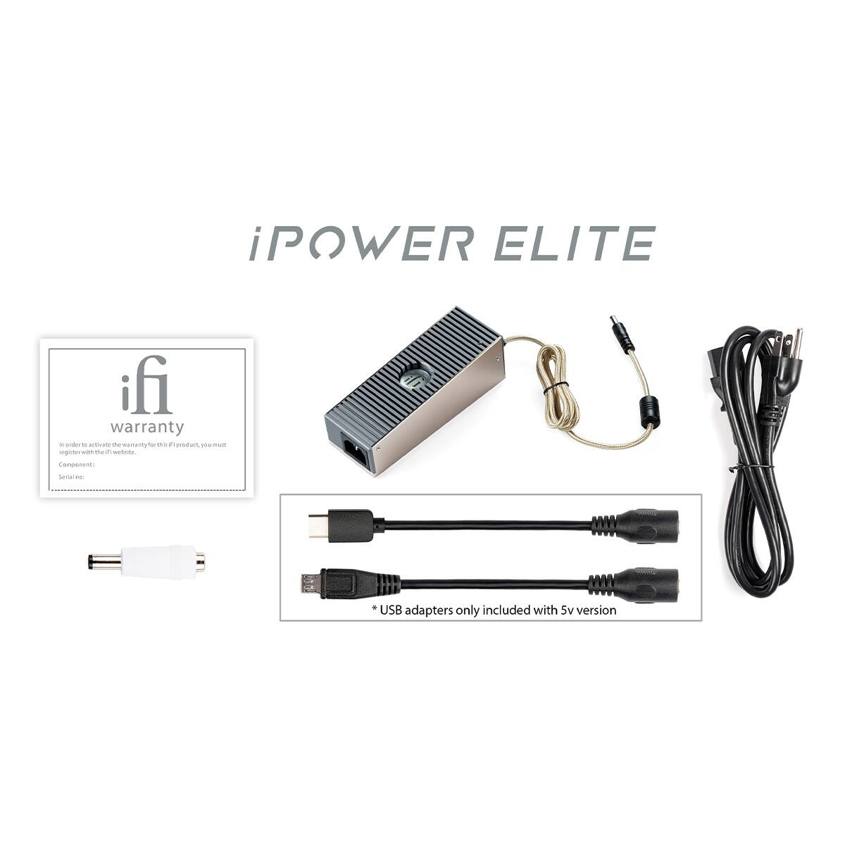 iPOWER ELITE

ifi warranty

In order to activate the warranty for this iFi product, you must register with the iFi website.

Component: serial P

USB adapters only included with 5v version