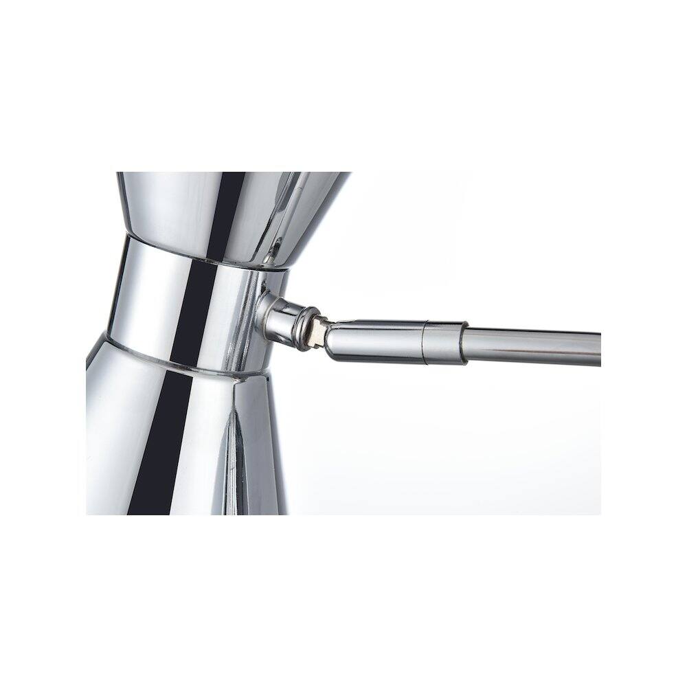 Alt View 1. Living District - Halycon 6 Inch Wall Sconce in Chrome - Chrome.