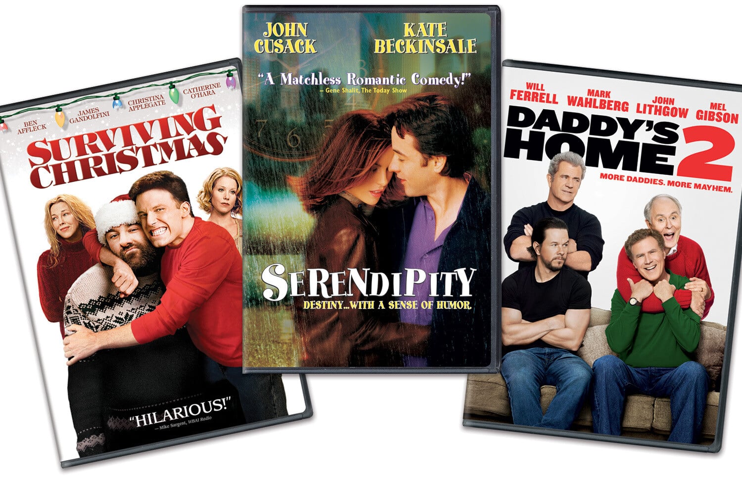 Serendipity/Surviving Christmas/Daddy's Home 2 - Holiday 3 pack Bundle  - DVD