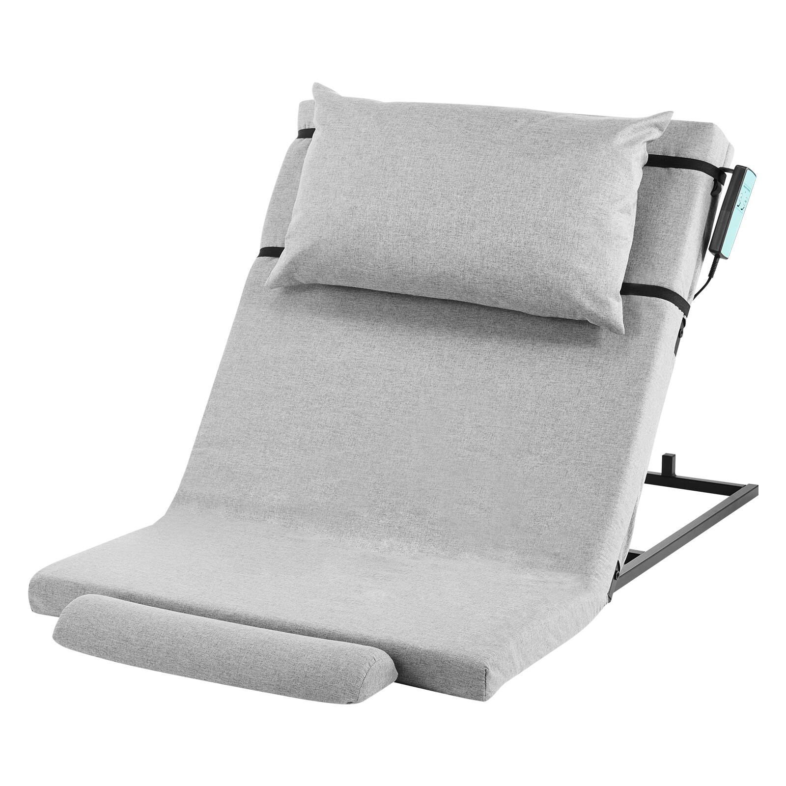 Alt View 5. VEVOR - Electric Lifting Backrest for Bed, 300 lbs Capacity, 4-68° Adjustable Lifting Bed Backrest, with Headrest & Legrest - Gray.