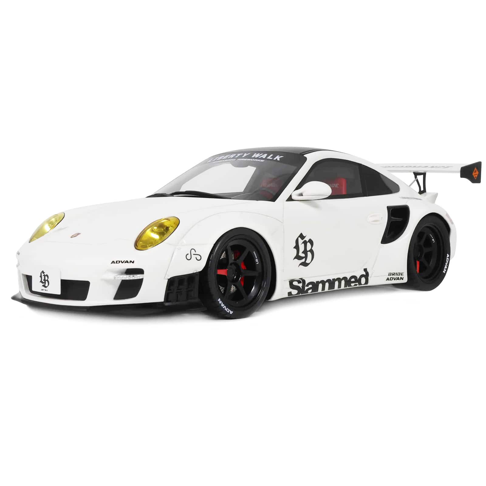 2024 Porsche 911 Turbo LB-Works White with Black Top 1/18 Model Car by GT Spirit price history on PriceWatchPro
