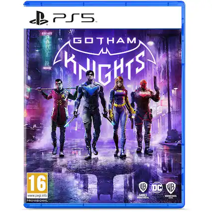 PS5 - Gotham Knights
16 www.pegi.info
PROVISIONAL
WB Games Montreal
WB DC WB
Warner Bros. - E10+ (Everyone 10+)