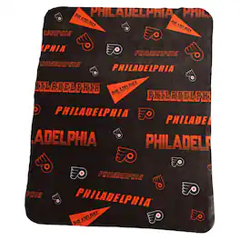 Logo Brands - Philadelphia Flyers 50" x 60" Classic Fleece Blanket - Multicolor