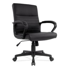 Alera - Breich Series Manager Chair, Supports Up to 275 lbs, 16.73" to 20.39" Seat Height, Seat/Back, Base - Black