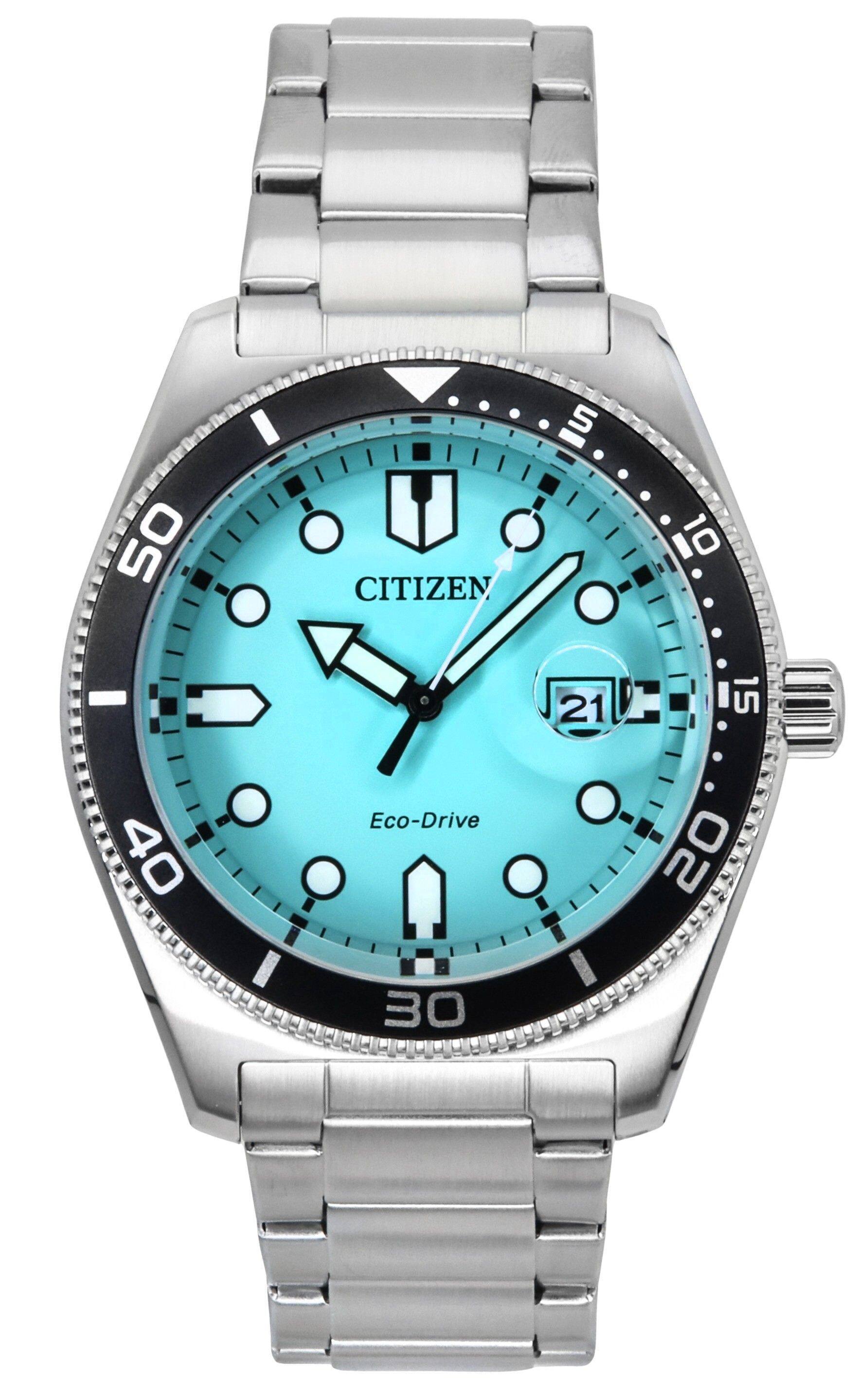 Citizen Marine Eco Drive AW1760 81W Mens Watch Stainless Steel
