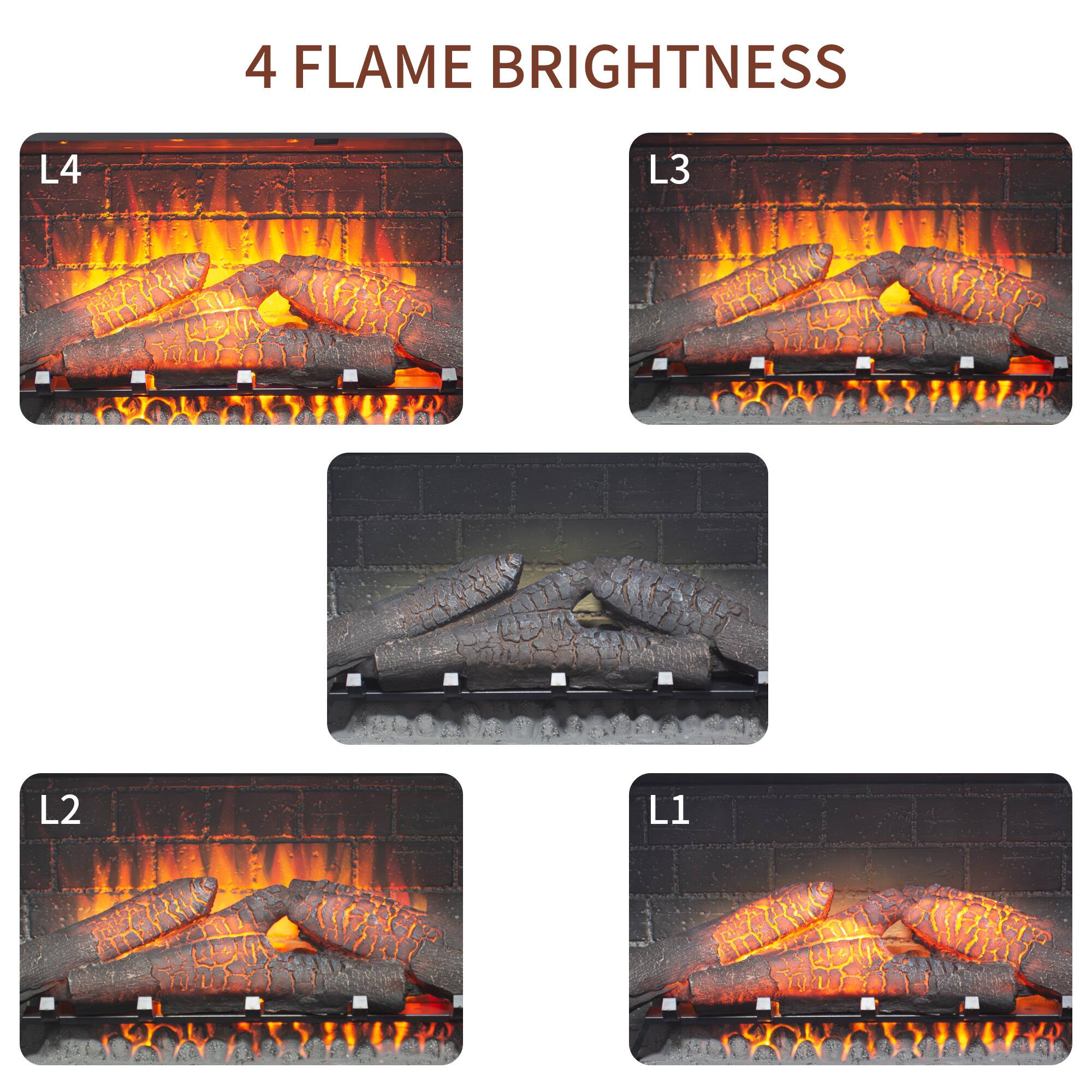 4 FLAME BRIGHTNESS

L4
L3
L2
L1