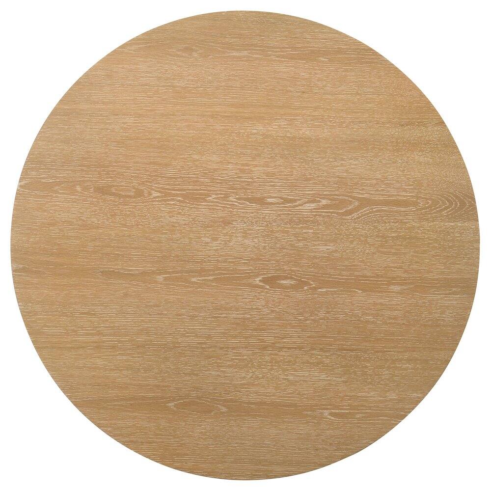 Alt View 2. Coaster Co. of America - Ottowa 36-inch Round Wood Cocktail Coffee Table Light Oak - Light Oak.