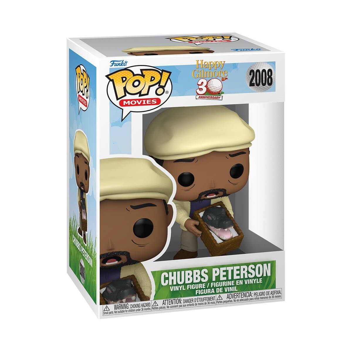 Funko POP! Movies Happy Gilmore 2008 3 Anniversary NES Movies

Chubbs Peterson Vinyl Figure / Figurine en Vinyle / Figura de Vinil

Warning: Choking Hazard - Small parts. Not for children under 3 years.