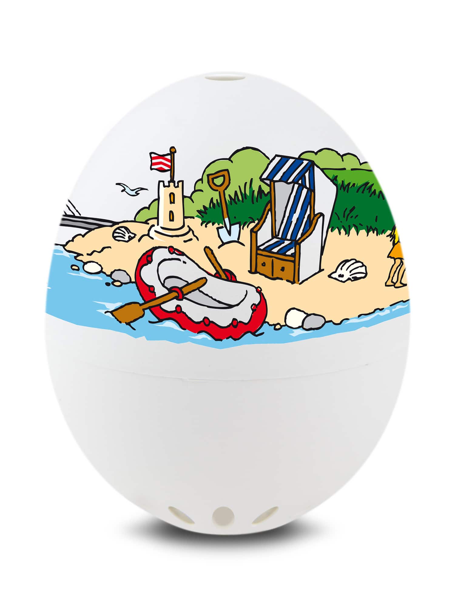 BrainStream - Coastal BeepEgg Singing and Floating Egg Timer for Boiled Eggs - White price history on PriceWatchPro