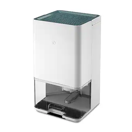 Front. Cluzine - Sleek Semiconductor Dehumidifier with Drawer-Type Water Tank.