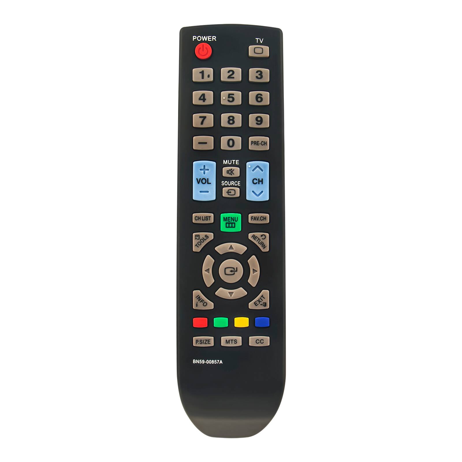 WINFLIKE - BN59-00857A Replacement Remote Control fit for Samsung TV LN19B360 LN22B50 LN19B361 LN19B361C5D - Black