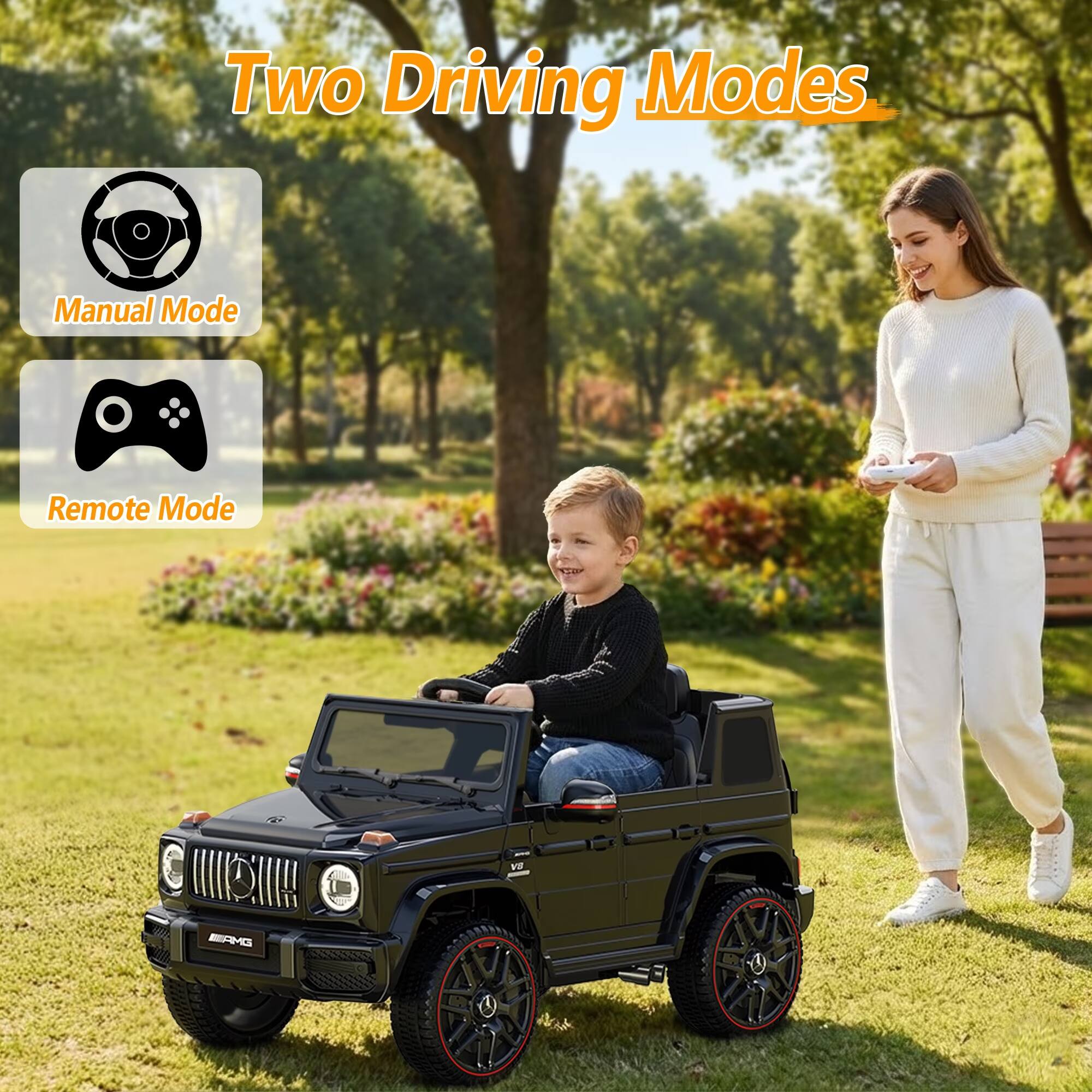 Two Driving Modes
Manual Mode
Remote Mode